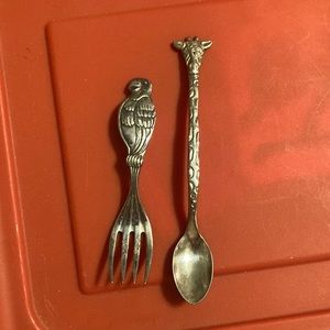 Silver Safari™ Silverplate 2-piece Baby Flatware Set